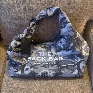 Marc Jacobs Gray Camo The Stack Duffel Bag
